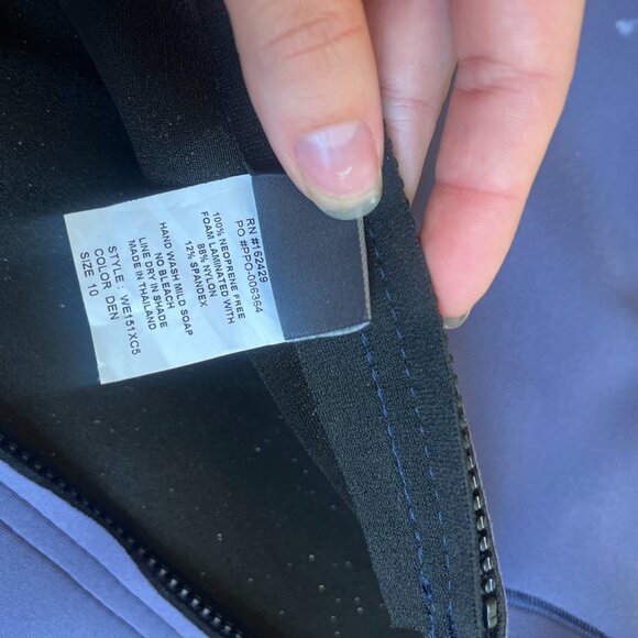 Xcel Women's Comp Long Sleeve Front Zip Spring Wetsuit 1MM Size 10 - Picture 5 of 9